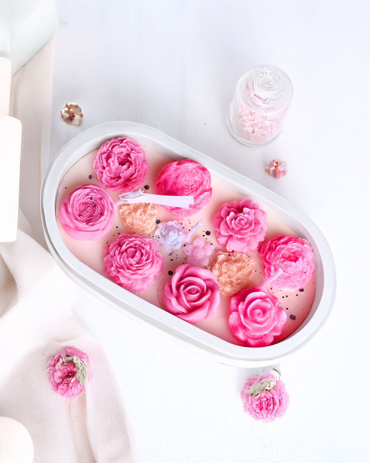 Plate with Pink Shades