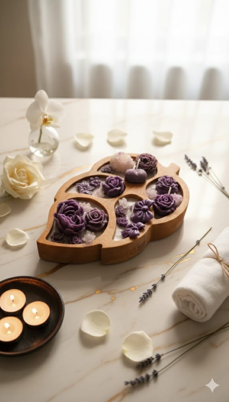 Leaf-shaped Candle Mold